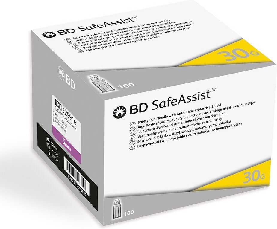 Thumbnail - BD Safeassist Sicherheits-Pen-Nadeln 30 G 5 mm 100 St Kanüle