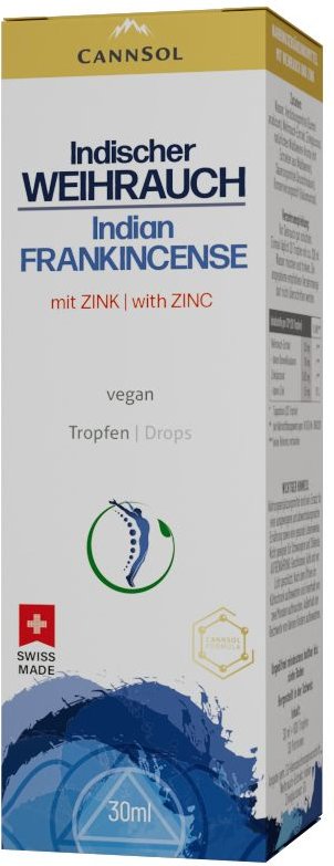 Cannsol indischer Weihrauch m.Zink Tropfen z.Einn. 30 ml zum Einnehmen