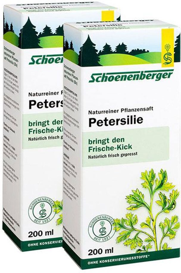 Schoenenberger Bio Petersilie, Saft 2x200 ml