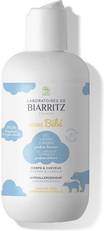 Thumbnail - Laboratoires DE Biarritz GEL Lavant Surgras Parfum Douceur - Gel lavant surgras bio, parfu 200 ml Duschgel