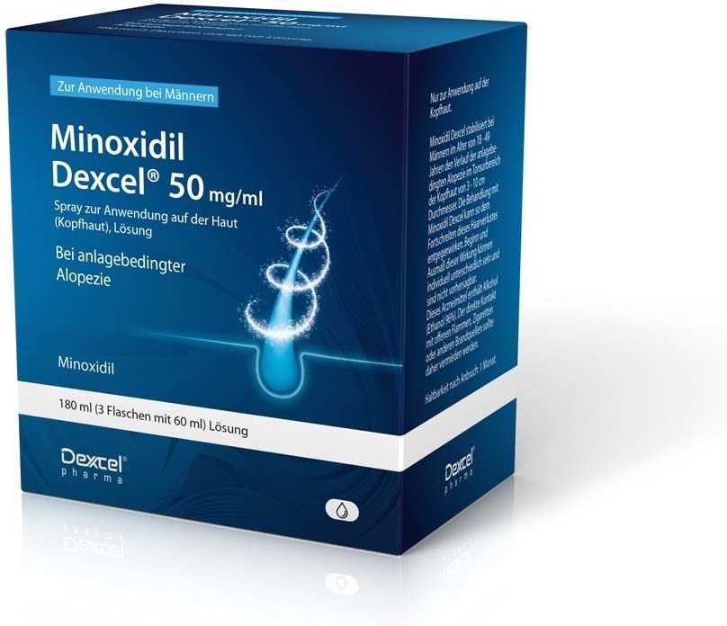Thumbnail - Minoxidil Dexcel 50 mg / ml Spray z.Anw.a.d.Kopfhaut