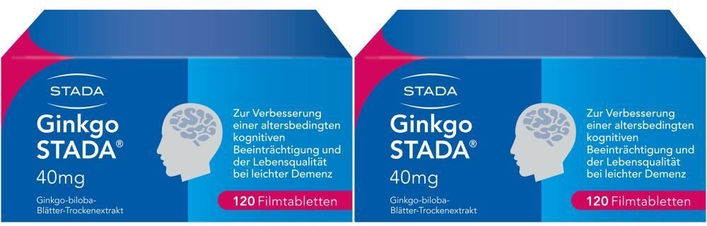 Ginkgo Stada 40 mg Filmtabletten Doppelpack 2x120 St