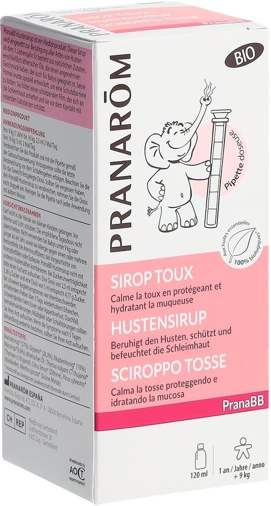 Pranarom PranaBB Hustensirup Baby Bio Fl 120 ml Sirup