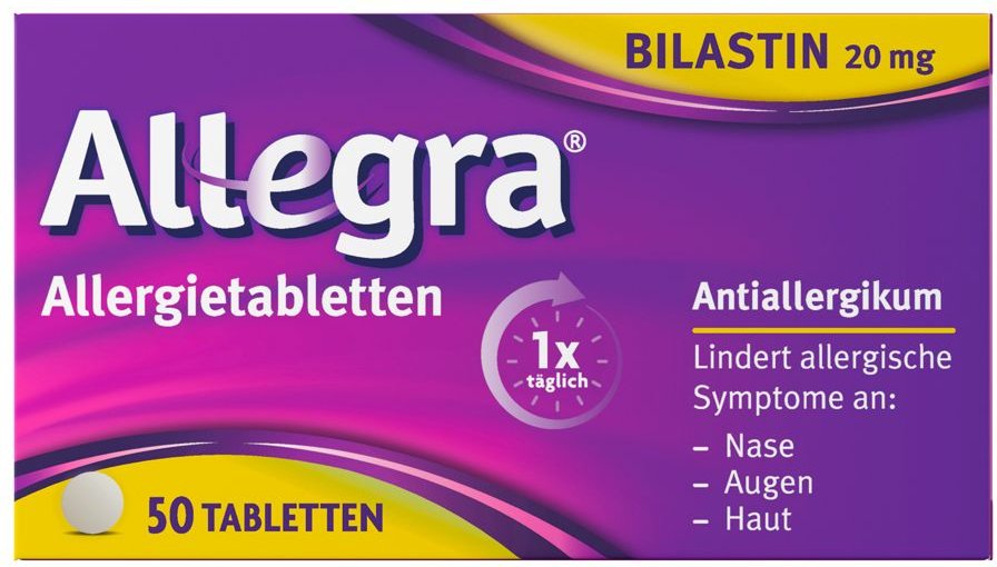 Allegra Allergietabletten 20 mg Tabletten 50 St