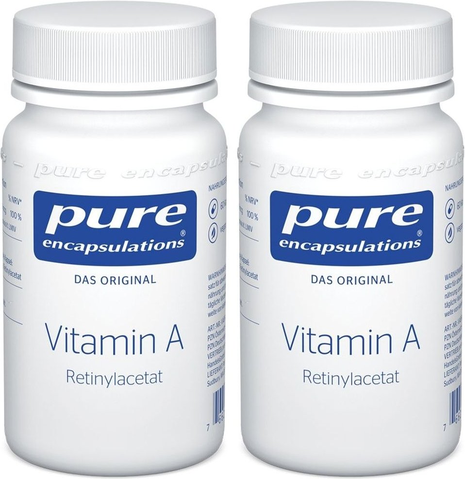 Pure Encapsulations Vitamin A Retinylacetat Kaps. 2x 2x60 St Kapseln