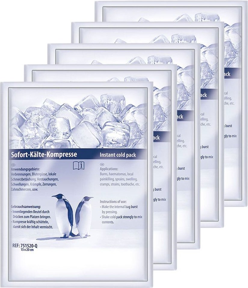 Sofort-Kälte Kompresse Quick 15x20 cm 5x 5x1 St Kompressen