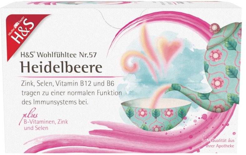 H&S Heidelbeere mit B-Vitaminen Zink und Selen Fbeutel