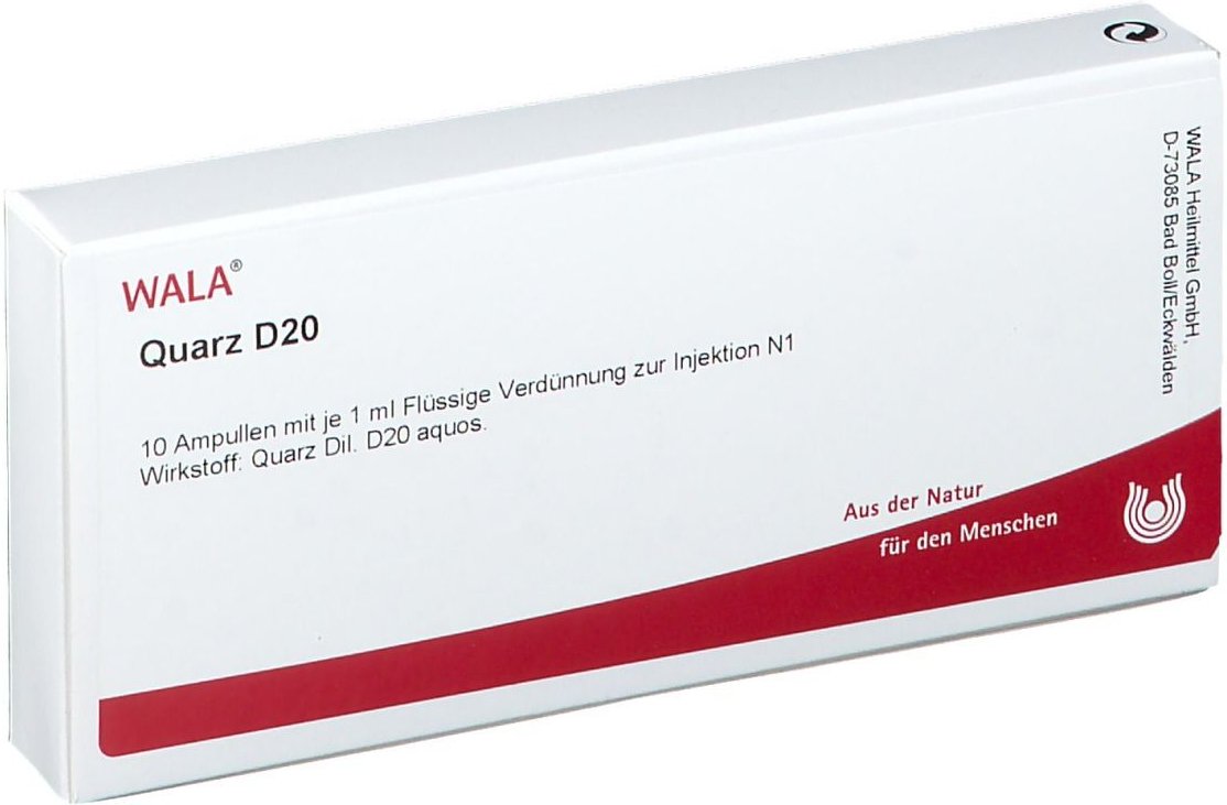 Quarz D 20 Ampullen