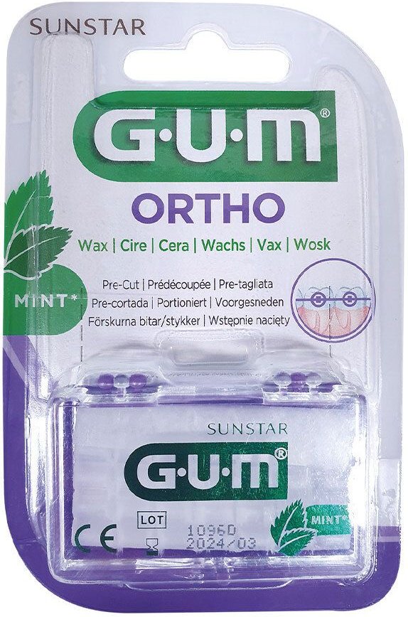 GUM Ortho Wachs mint 1 St
