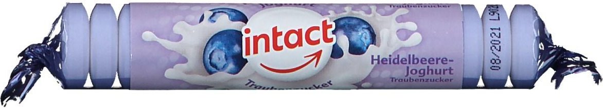 Intact Traubenzucker Rolle Heidelbeere Joghurt 40 g Tabletten