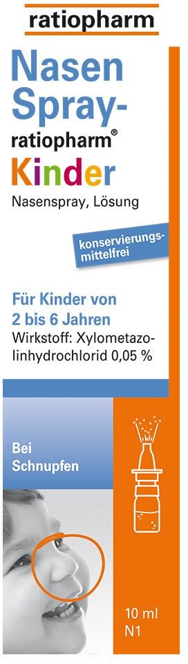 NASENSPRAY-ratiopharm Kinder kons.frei 10 ml Nasenspray