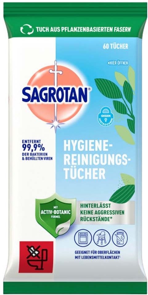 Sagrotan Hygiene-Reinigungstücher 60 St Tücher