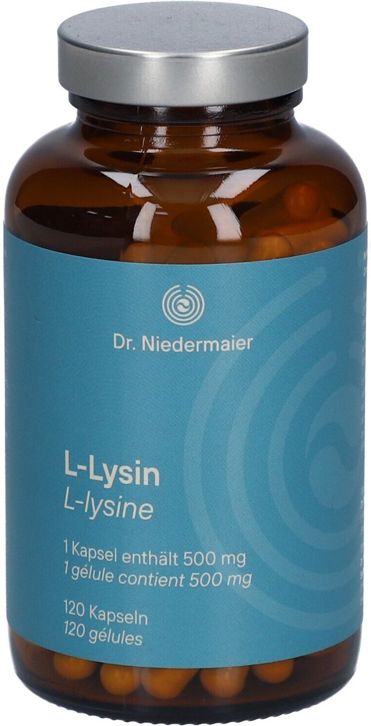 Dr.niedermaier L-Lysin 500mg mono hochdos.Hartkps. 120 St Kapseln