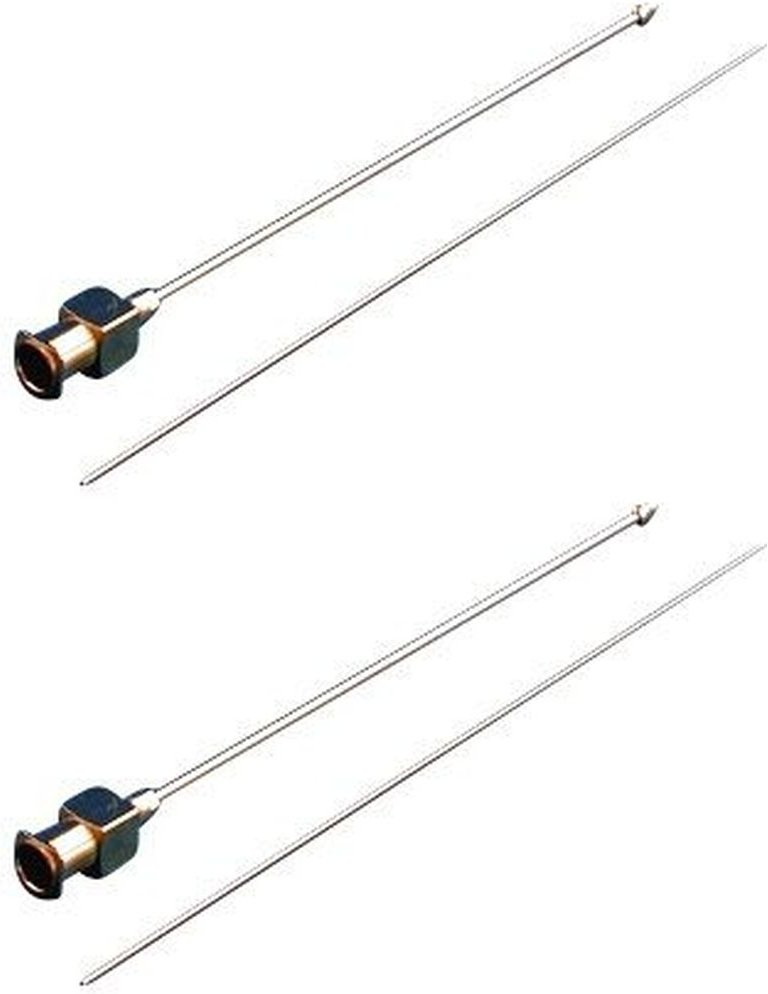 Knopfkanüle gerade Nr.2 1,5x80 mm 2x 2x1 St Kanüle