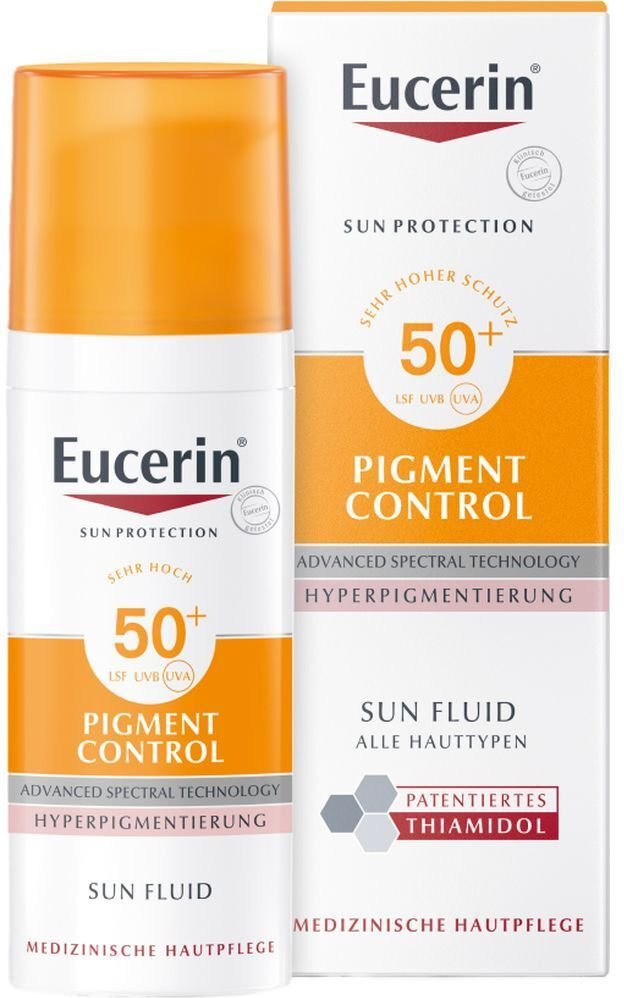 Thumbnail - Eucerin Sun Fluid Pigment Control LSF 50+ 50 ml Sonnenschutzcreme