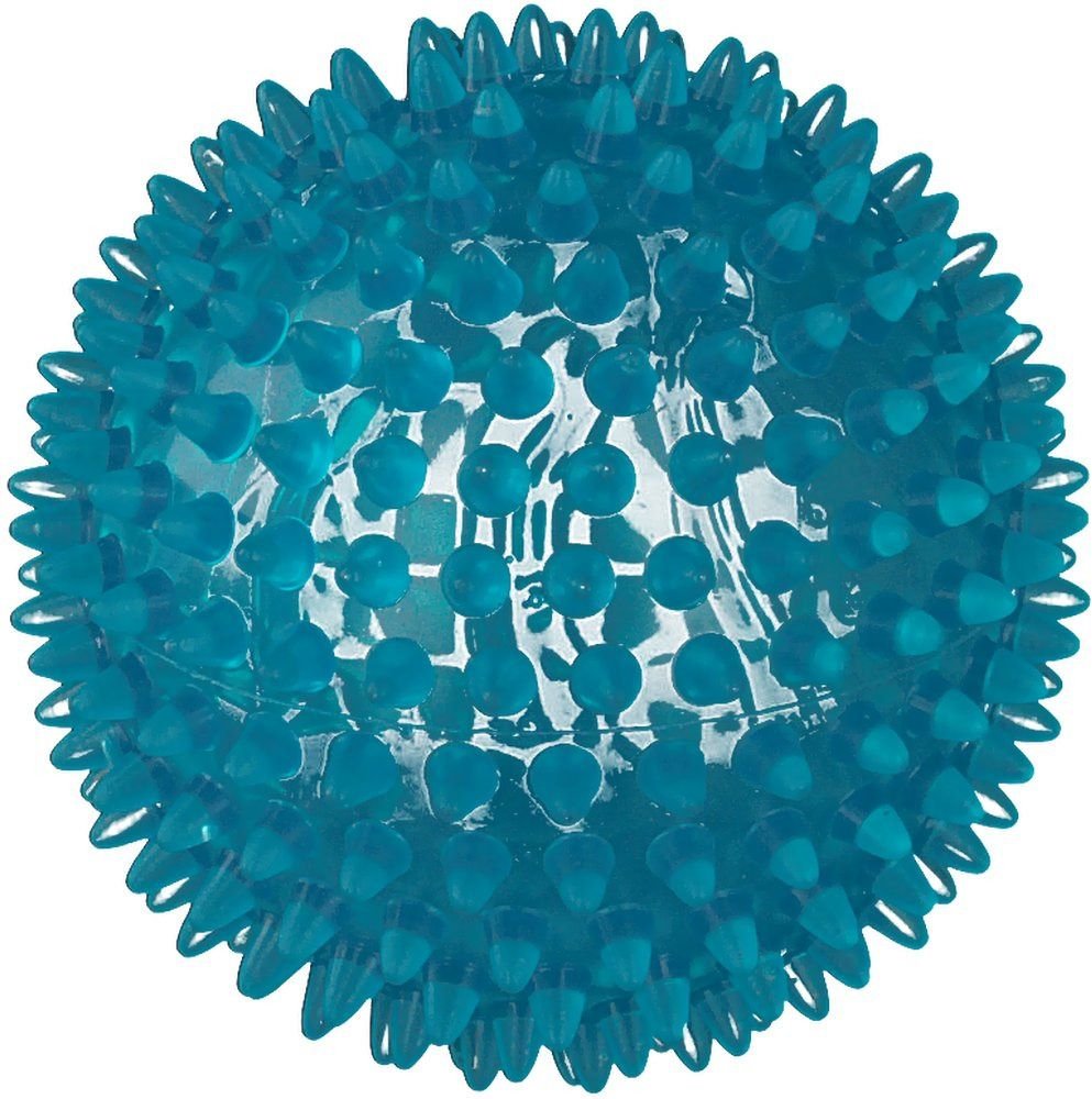 Igelball 10 cm blau transparent 1 St Ball new