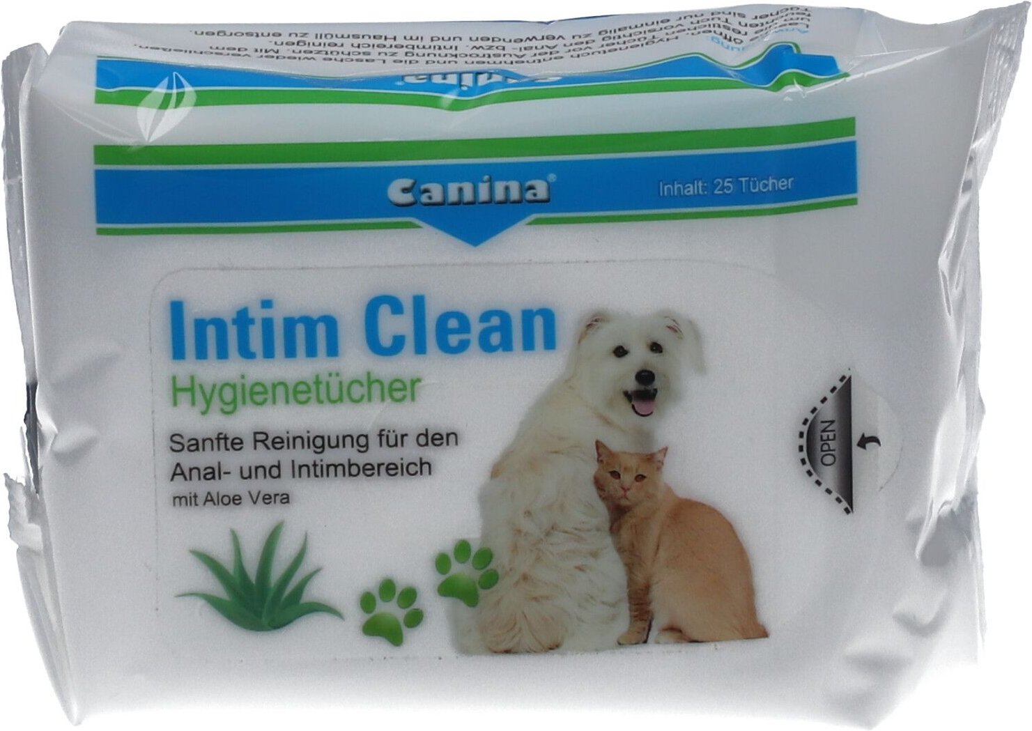 Intim Clean Hygienetücher f.Hunde/Katzen 25 St Tücher