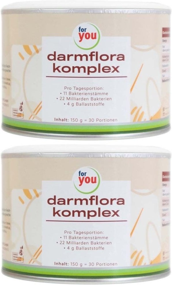 FOR YOU darmflora komplex Pulver 2x 2x150 g