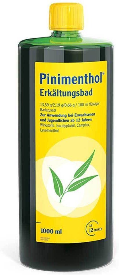 Pinimenthol Erkältungsbad ab 12 Jahre 1000 ml Bad