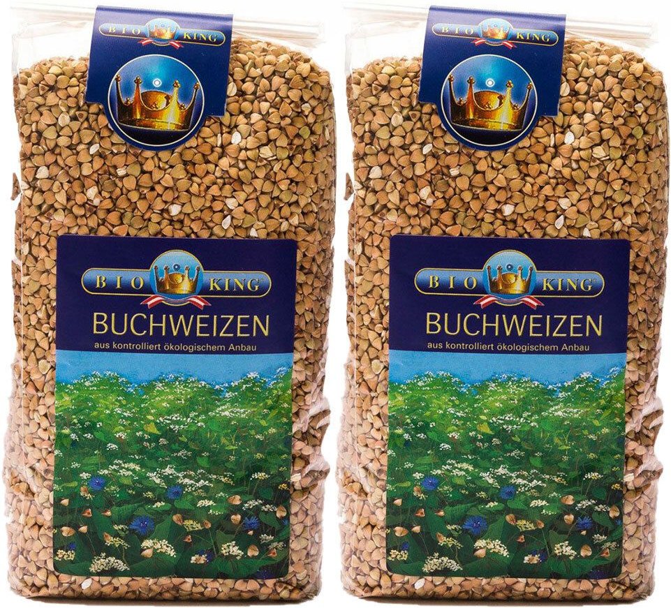 BioKing Bio Buchweizen 2x750 g Kerne