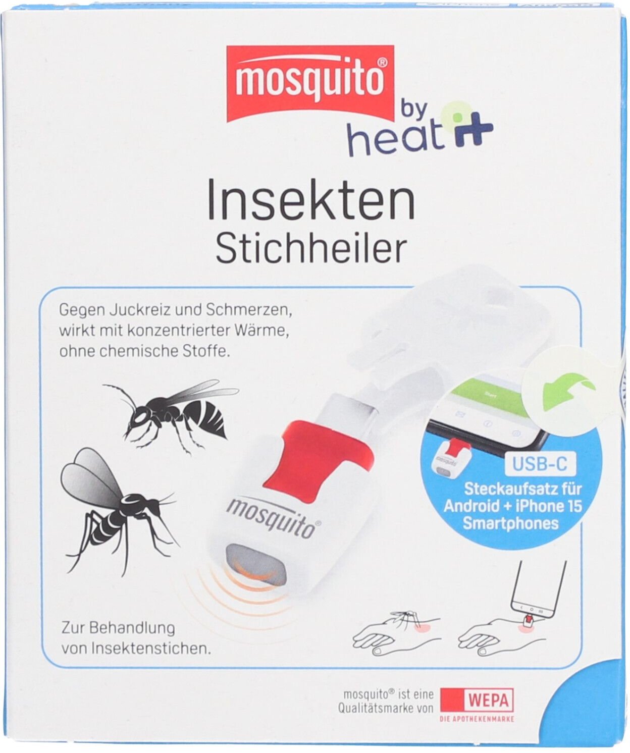 Mosquito heat it USB C Insekten-Stichheiler 1 St