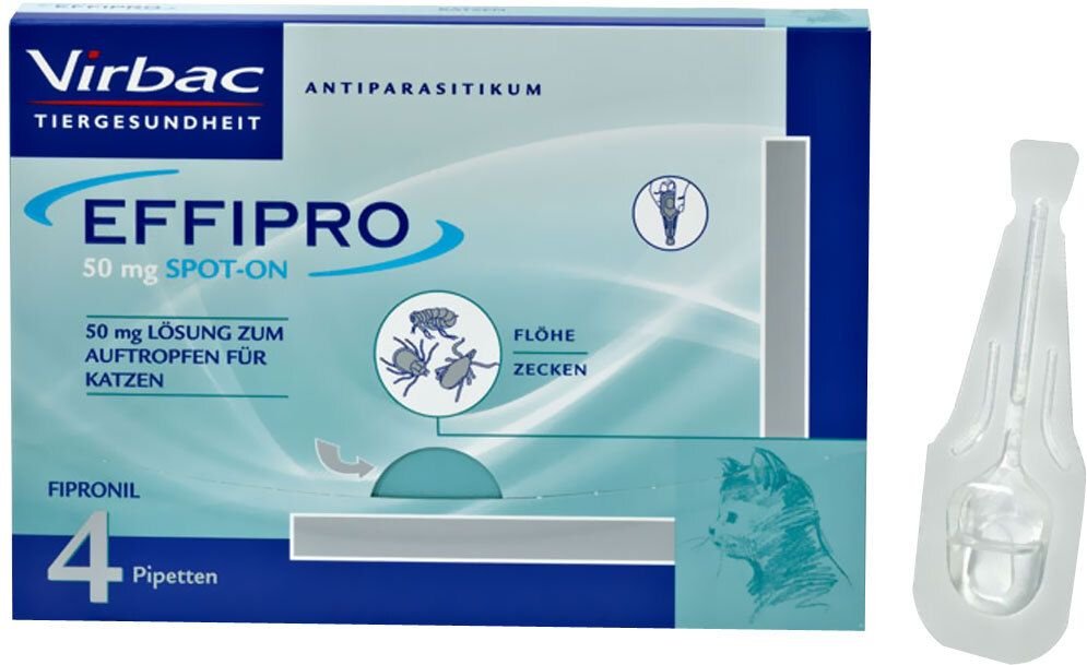 Thumbnail - Effipro 50 mg Lösung z.Auftropfen f.Katzen 4 St