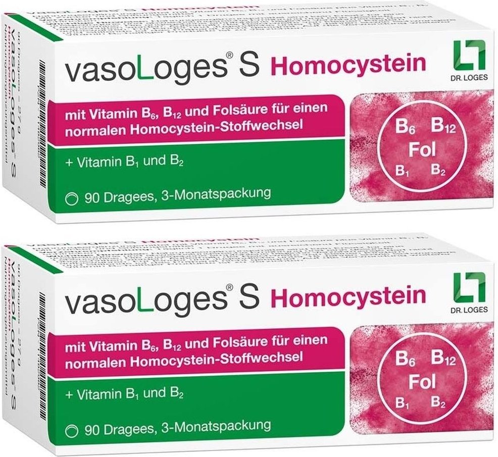 Vasologes S Homocystein Dragees 2x 2x90 St