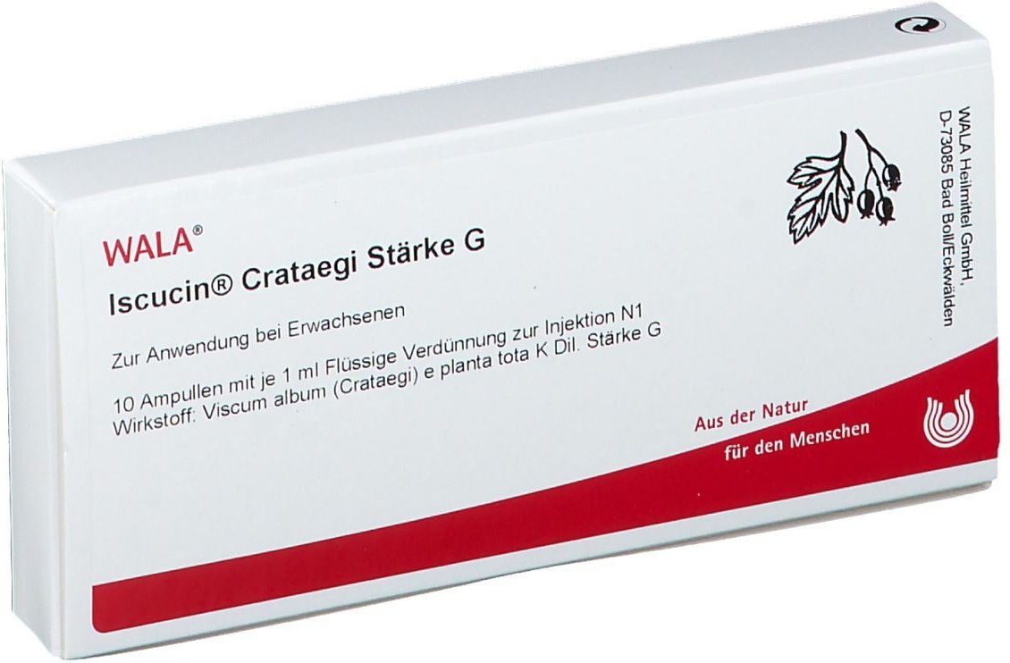 Iscucin crataegi Stärke G Ampullen 10x1 ml