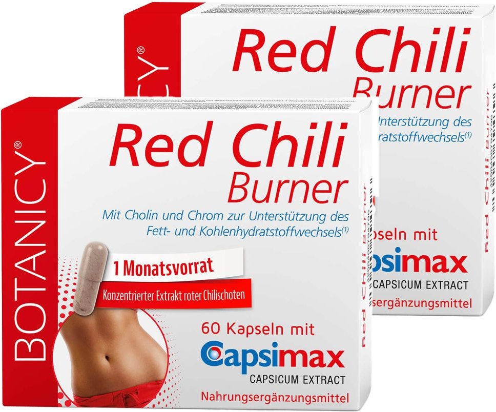 RED Chili Burner mit Capsimax Kapseln 2x60 St