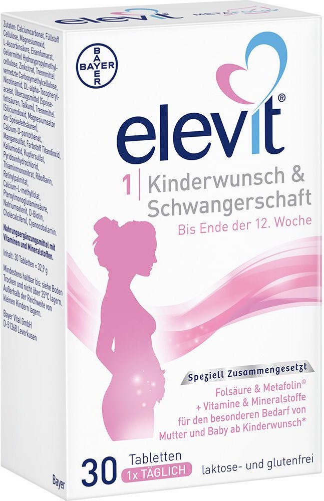 Elevit 1 Kinderwunsch & Schwangerschaft Tabletten 30 St