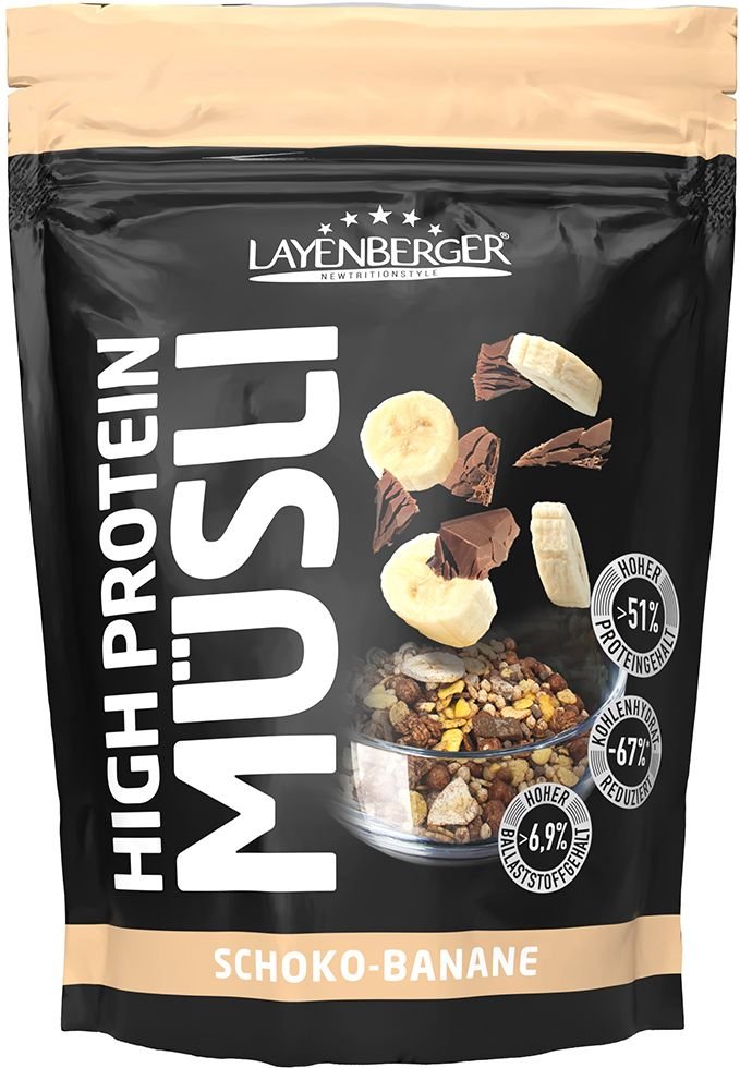 Layenberger High Protein Müsli Schoko-Banane 390 g