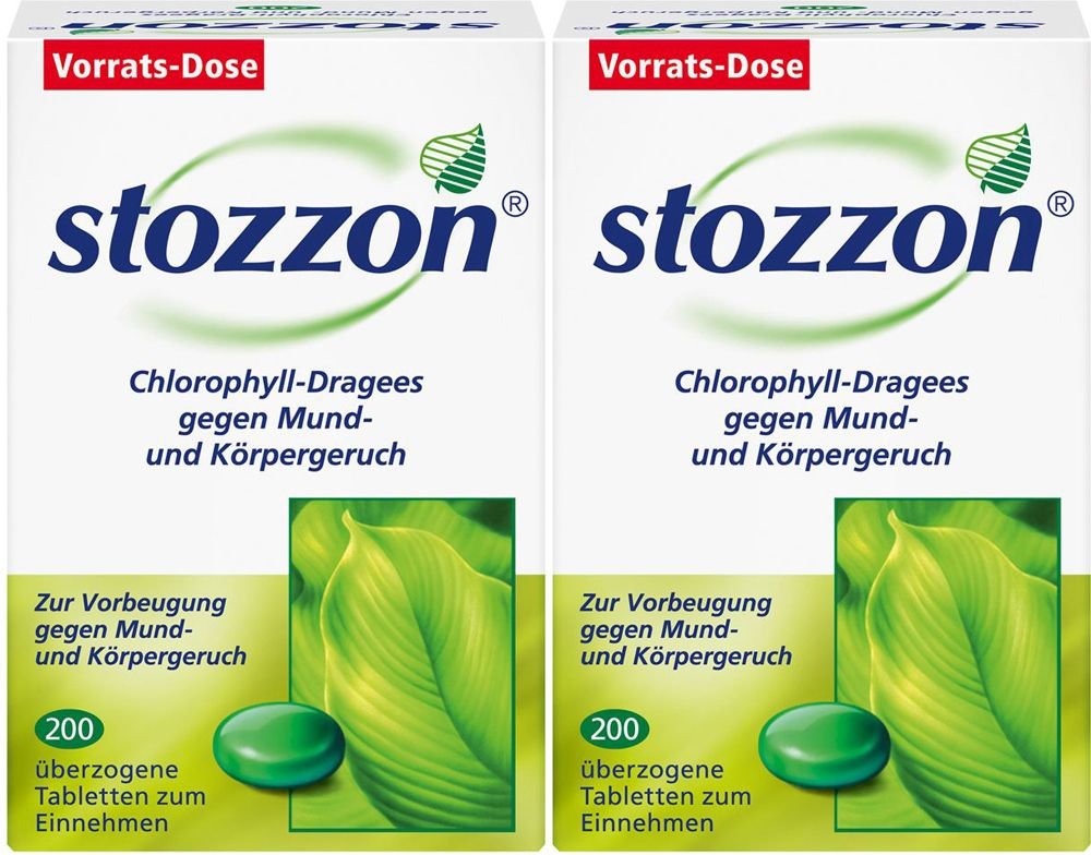 Stozzon Chlorophyll x2 2x200 St Überzogene Tabletten