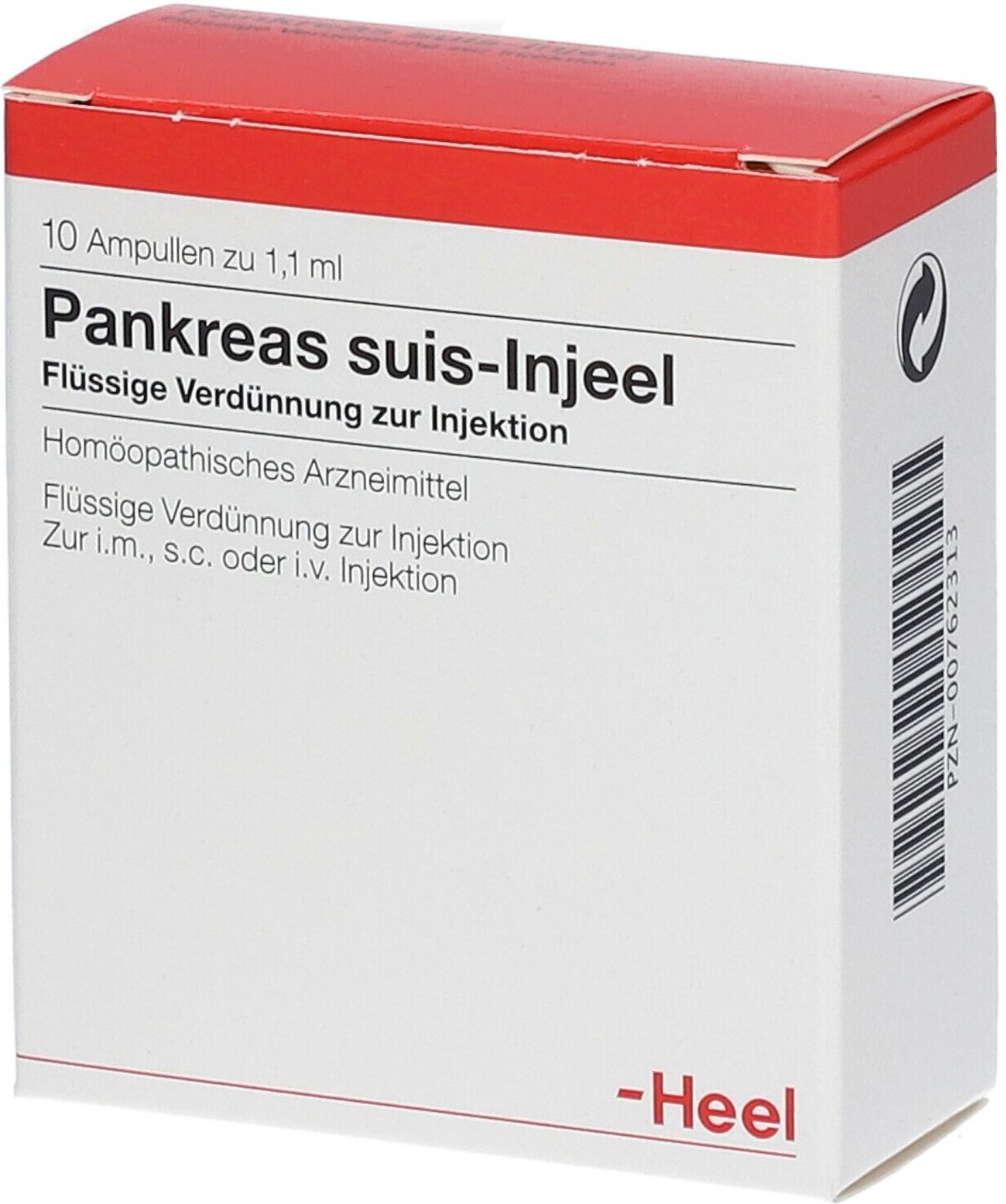 Pankreas Suis Injeel Ampullen 10 St