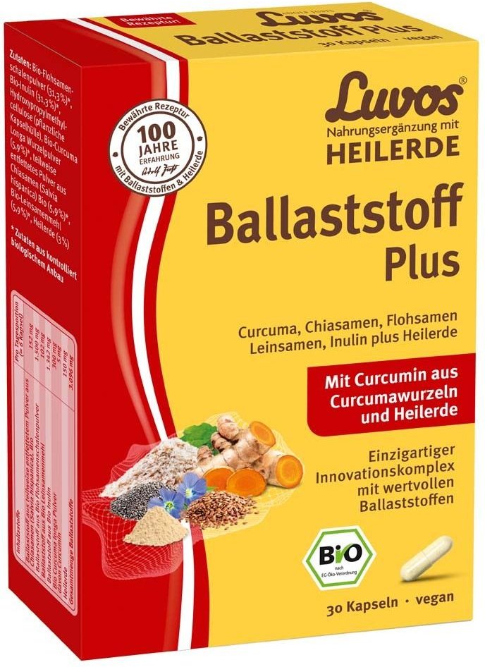 Luvos Heilerde Bio Ballaststoff Plus Kapseln