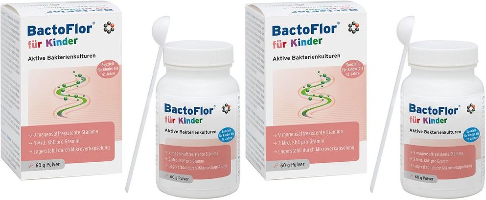 2x BactoFlor® für Kinder Pulver 2x60 g