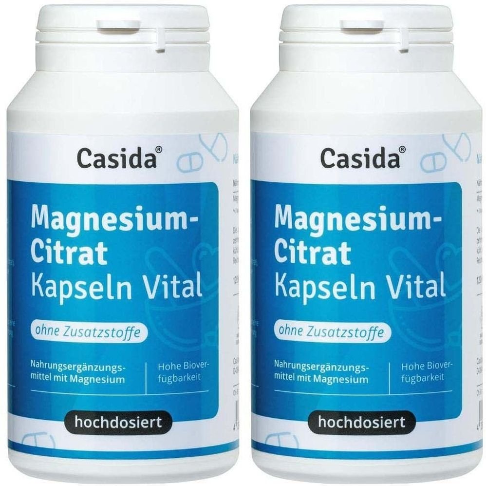Magnesiumcitrat Kapseln Vital 2x 2x120 St