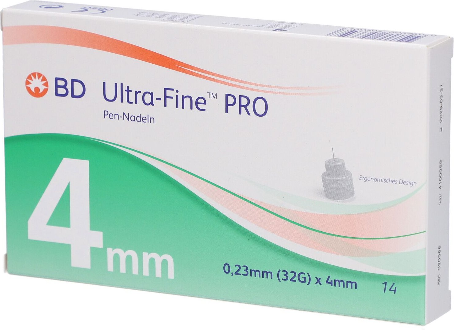 BD Ultra-Fine PRO Pen-Nadeln 4 mm 32 G 0,23 14 St Kanüle