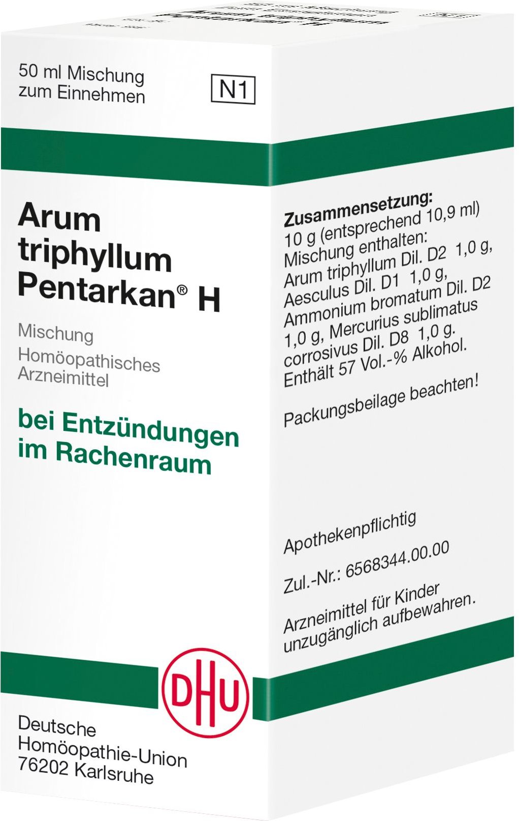 DHU Arum triphyllum Pentarkan H Dilution