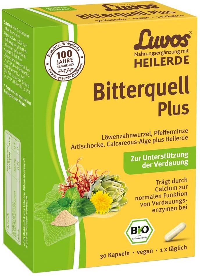 Luvos Heilerde Bitterquell Bio 30 St Kapseln