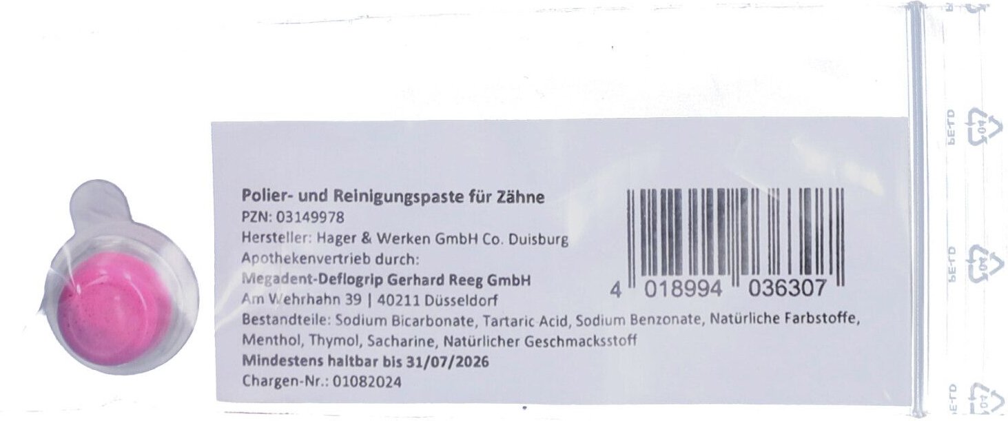 Polier- UND Reinigungspaste f.Zähne 2 g Paste