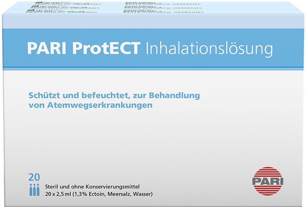 Pari ProtECT Inhalationslösung mit Ectoin Ampullen 60x2,5 ml