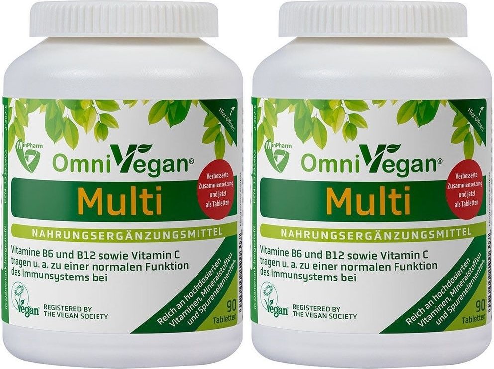 Omnivegan Multi zertifiziert vegan Tabletten 2x 2x90 St