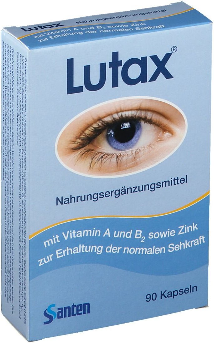 Lutax 10 mg Lutein Kapseln 90 St