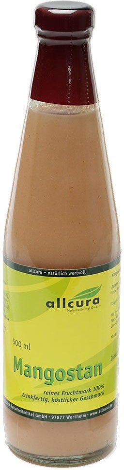 Mangostan Wildwuchs reines Fruchtmark 100% Saft 500 ml