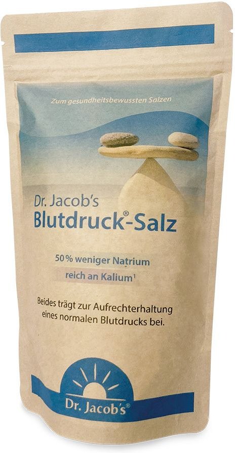 Blutdruck-Salz mit Kalium Dr.Jacob's 500 g Salz