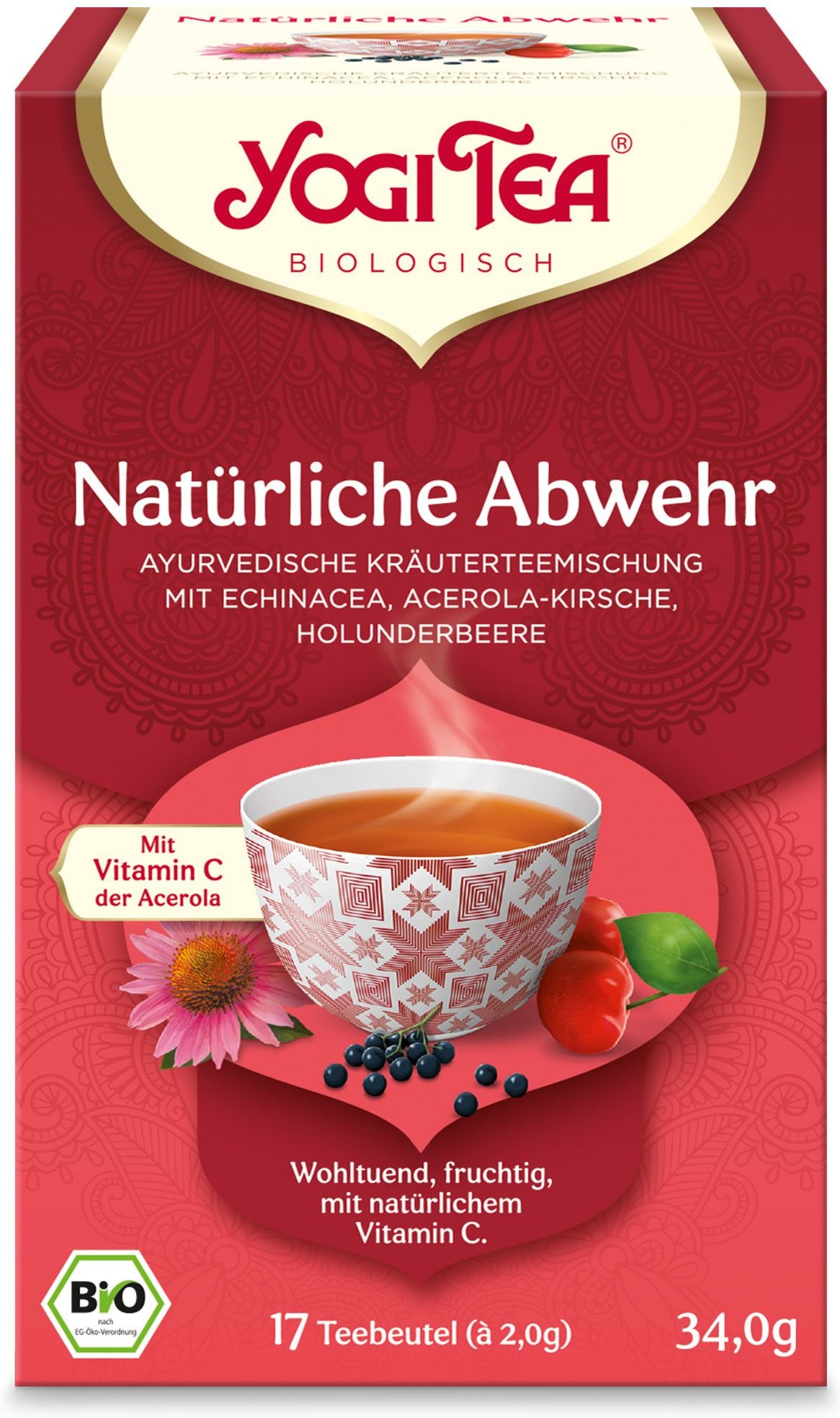 Yogi TEA Natuerli Abwehr Bio 17x1,8 g Filterbeutel
