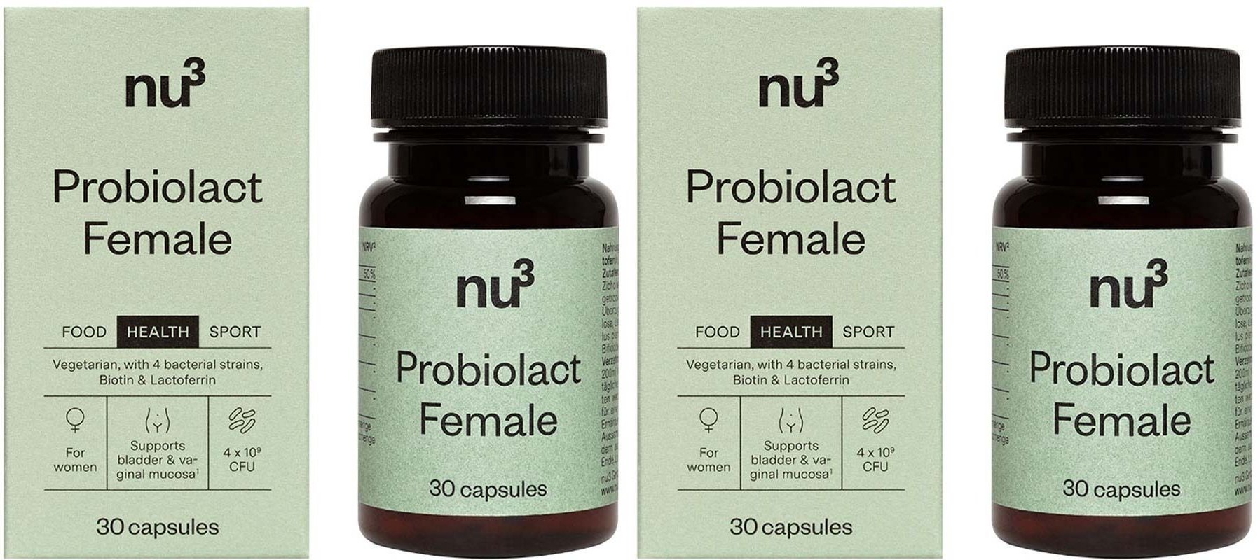 Nu3 Probiolact Female x2 2x30 St Kapseln