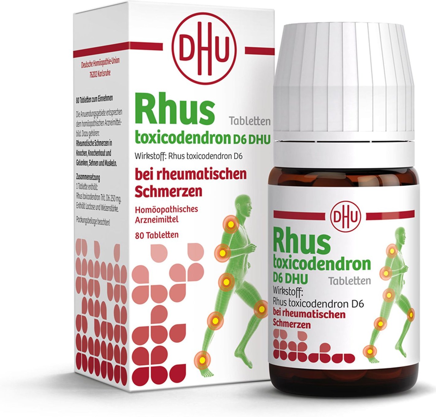 Rhus toxicodendron D6 DHU bei rheumatischen Schmerzen Tabletten