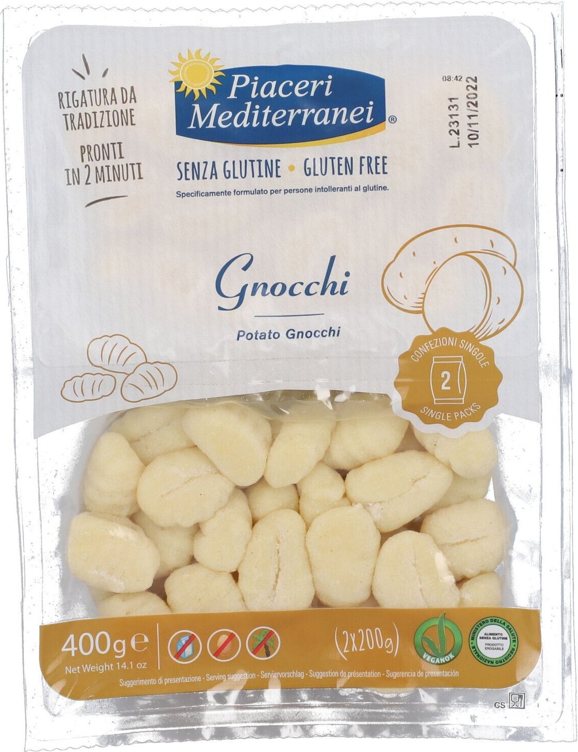 Piaceri Medit Gnocchi 400G 400 g Sonstige