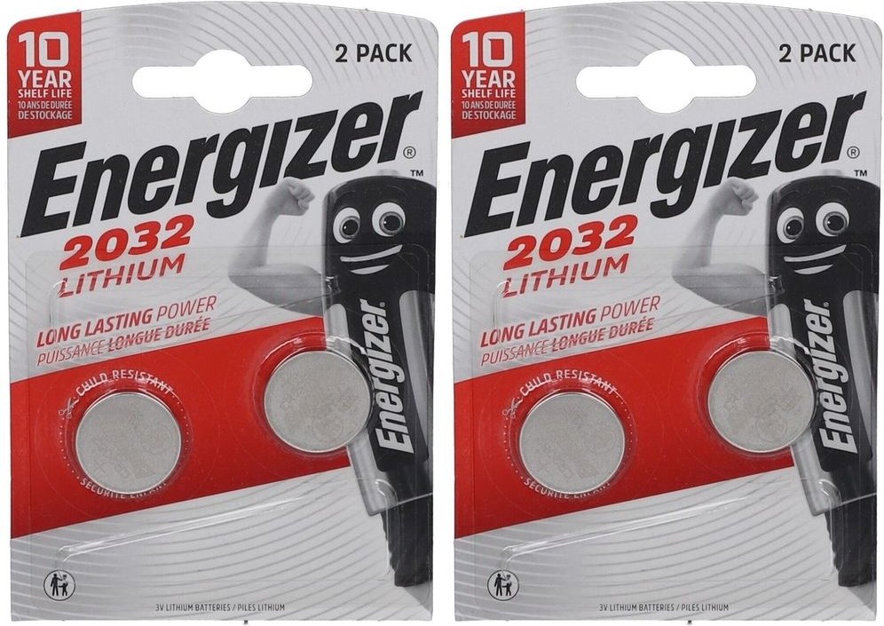 Energizer Lithium Cr2032 x2 2x2 St